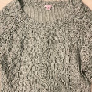 Mint green size medium target knitted sweater